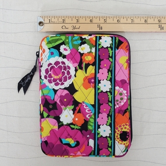 Vera Bradley Va Va Bloom Floral Print EReader Kindle Multicolor Sleeve Case EUC - Picture 3 of 7